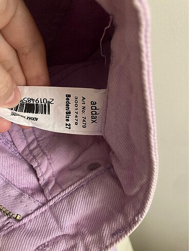 27 Beden ADDAX Lila jean
