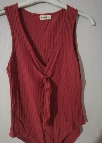 V Yaka Drapeli Kadın - Görsel 3