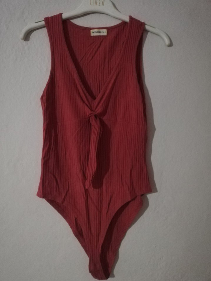 V Yaka Drapeli Kadın - Görsel 4