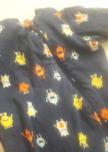 Renkli Desenli Bebek Erkek Tulumu - Görsel 5