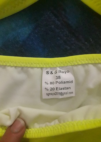 Diğer Sarı İnce Askılı Kadın Bikini