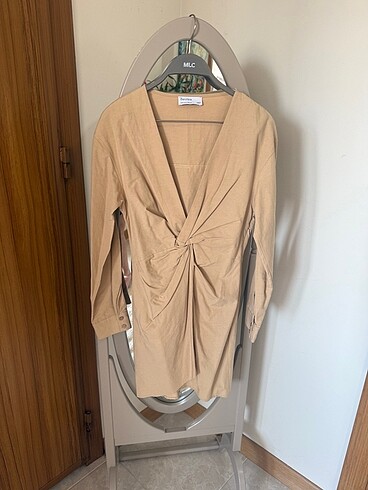 Bershka Keten mini elbise