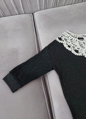 l Beden Bluz dantelli bluz sırt detaylı bluz uzun kollu bluz