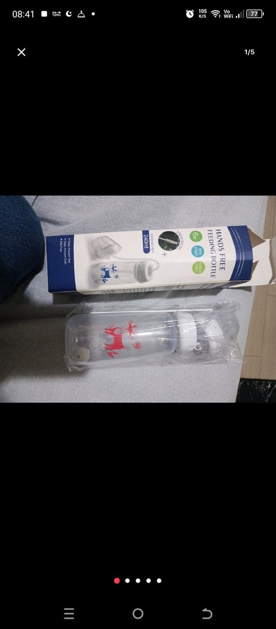 Beyaz Eller Serbest Bebek Biberonu - Görsel 4