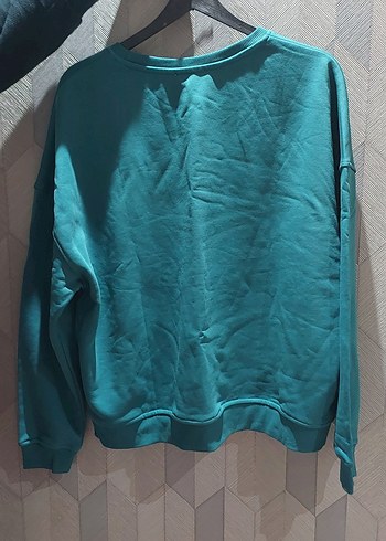 Yeşil Kadın Sweatshirt - Görsel 2