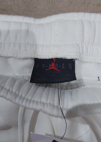 Erkek Beyaz Rahat Kesim Eşofman Altı - Görsel 3