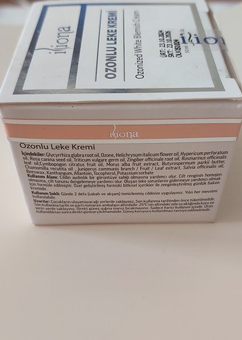İliona Ozonlu Beyaz Leke Kremi 50 ml - Görsel 3