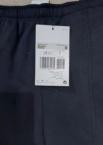 Siyah Nike Kadın Rahat Kesim Eşofman Altı - Görsel 2