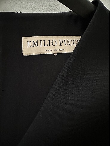 xl Beden siyah Renk Emilio Pucci orijinal elbise