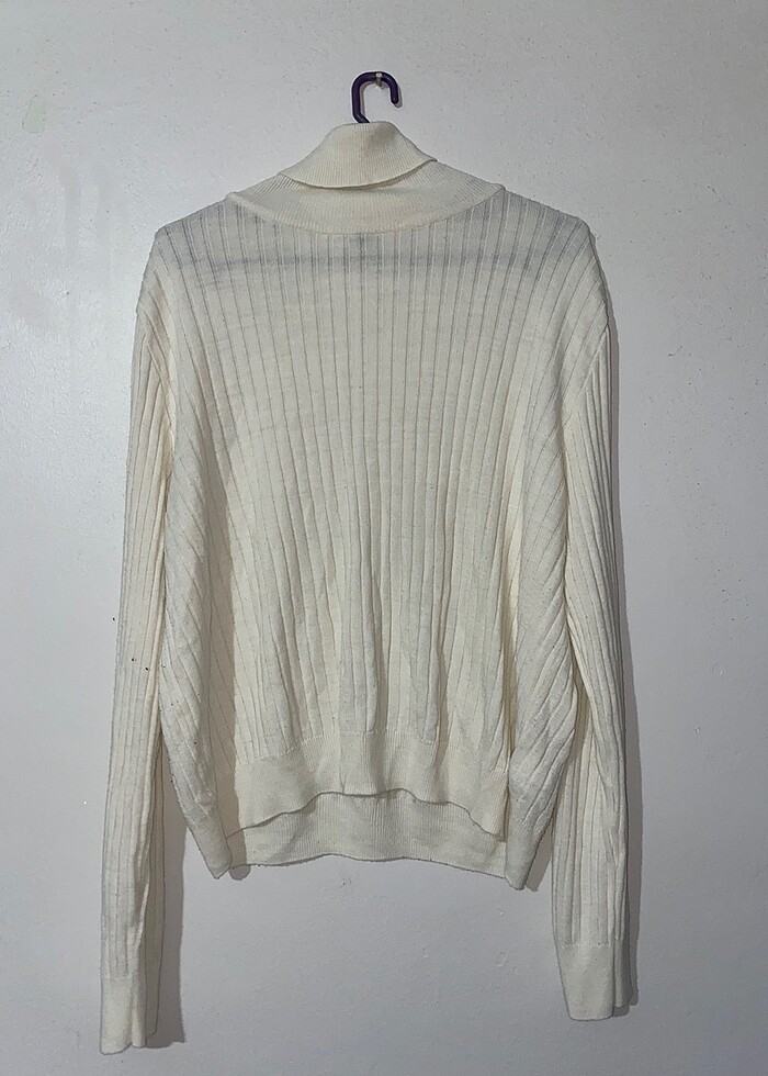 beyaz boğazlı kazak - Görsel 2