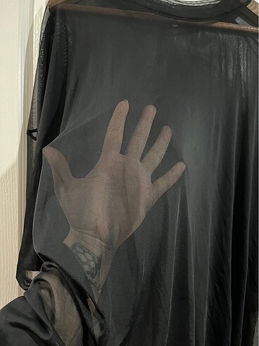 siyah üst file - Görsel 2