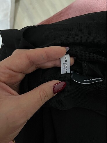 siyah üst file - Görsel 6