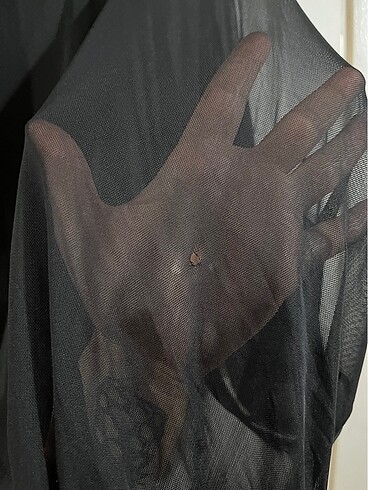siyah üst file - Görsel 3