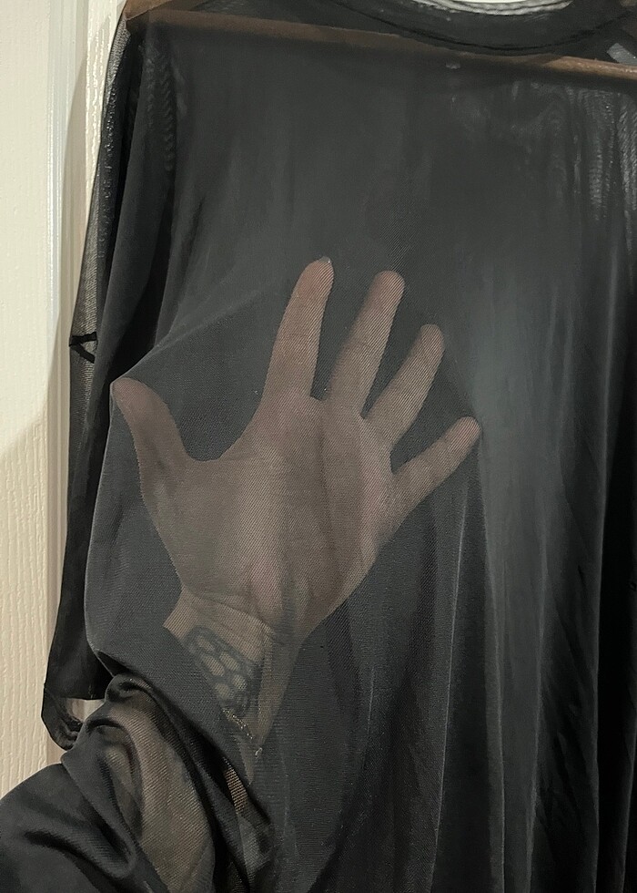 siyah üst file - Görsel 2