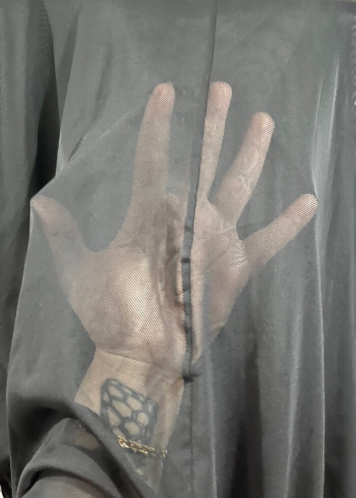 siyah üst file - Görsel 5