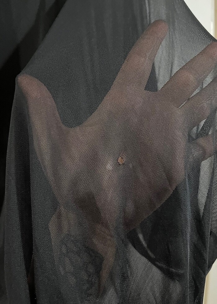 siyah üst file - Görsel 3