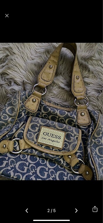 vintage guess çanta