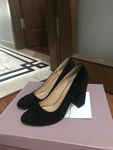 38 Beden siyah Renk topuklu ayakkabı
