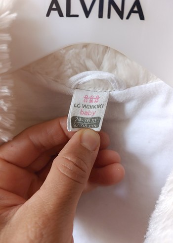 Kız Çocuk Beyaz Kürklü Bolero - Görsel 5