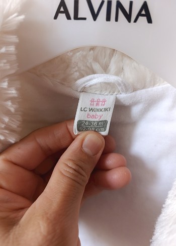 Kız Çocuk Beyaz Kürklü Bolero - Görsel 4