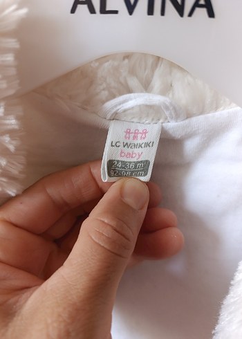 Kız Çocuk Beyaz Kürklü Bolero - Görsel 3