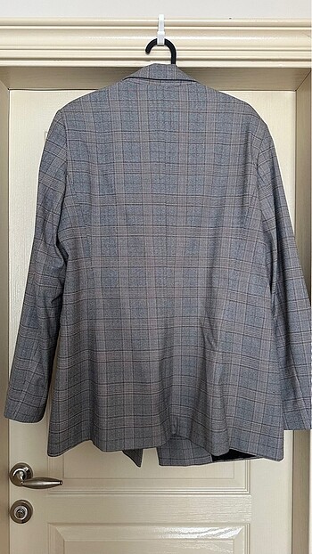 xl Beden gri Renk Koton blazer