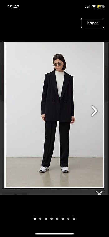 beblue klasik blazer 2 beden yani M/L beden