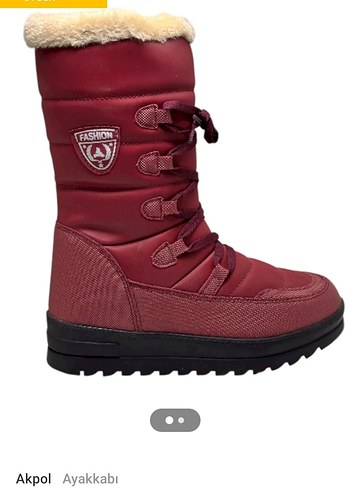 Kız Çocuk Kırmızı Kemerli Botlar - Görsel 6