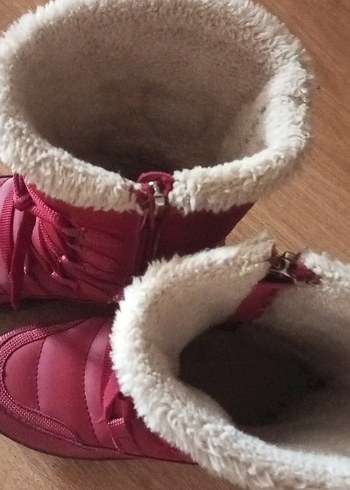 Kız Çocuk Kırmızı Kemerli Botlar - Görsel 4