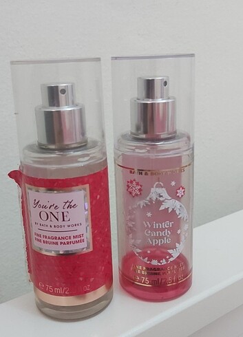 Bath and body works body mist you are the one ve winter candy ap
