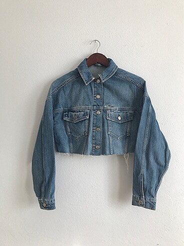 Topshop crop kot ceket