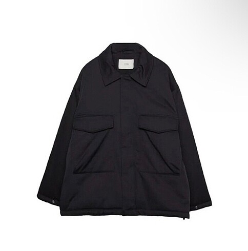 s Beden siyah Renk Stadivarius oversize siyah puffer ceket