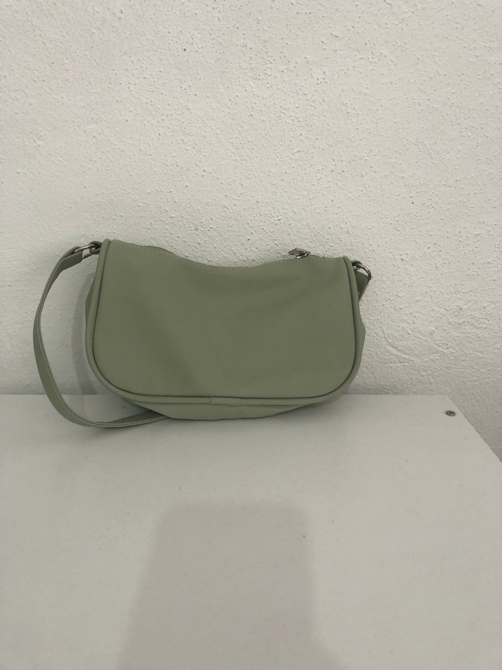 Lc waikiki Yeşil Kelebek Baskılı Minimalist omuz Kadın Çanta - Görsel 3