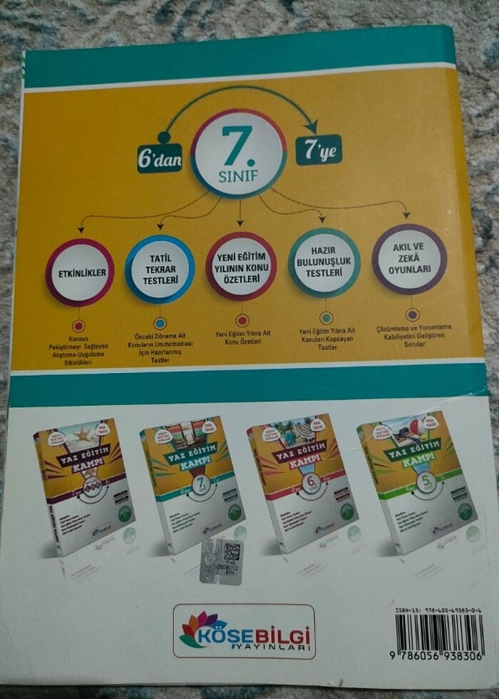 7.sinif eğitim kampı kitabı  - Görsel 3