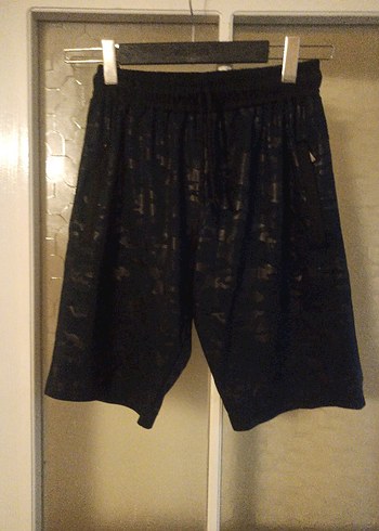 Siyah Erkek Mini Streetwear Şort - Görsel 2