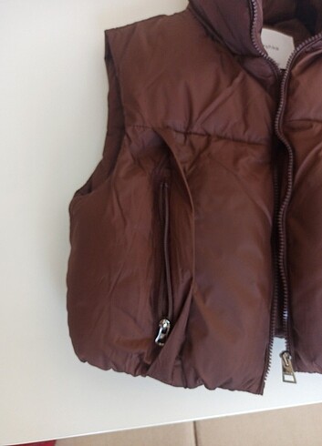 Bershka kısa yelek  - Görsel 7