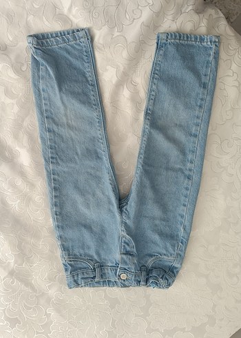 LC Waikiki Düğmeli Erkek Çocuk Mavi Denim Pantolon