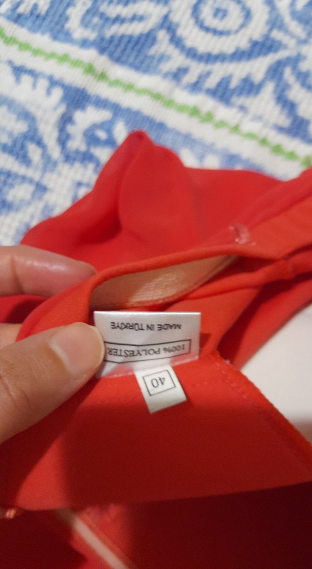 Kırmızı Drapeli Straplez Abiye Elbise - Görsel 5