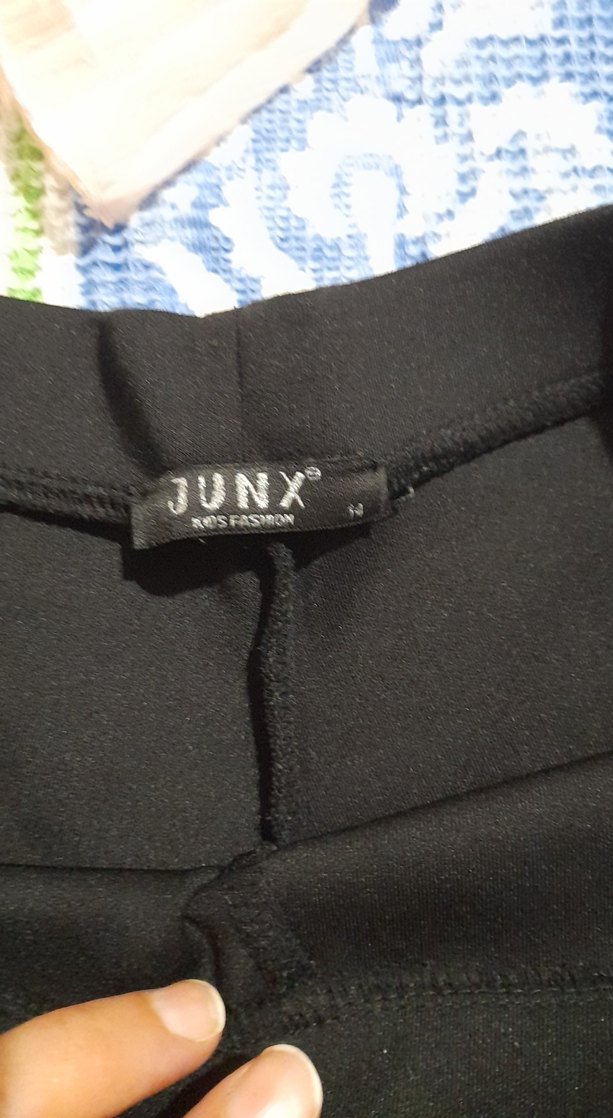 Siyah Gotik Mini Hamile Şortu - Görsel 5