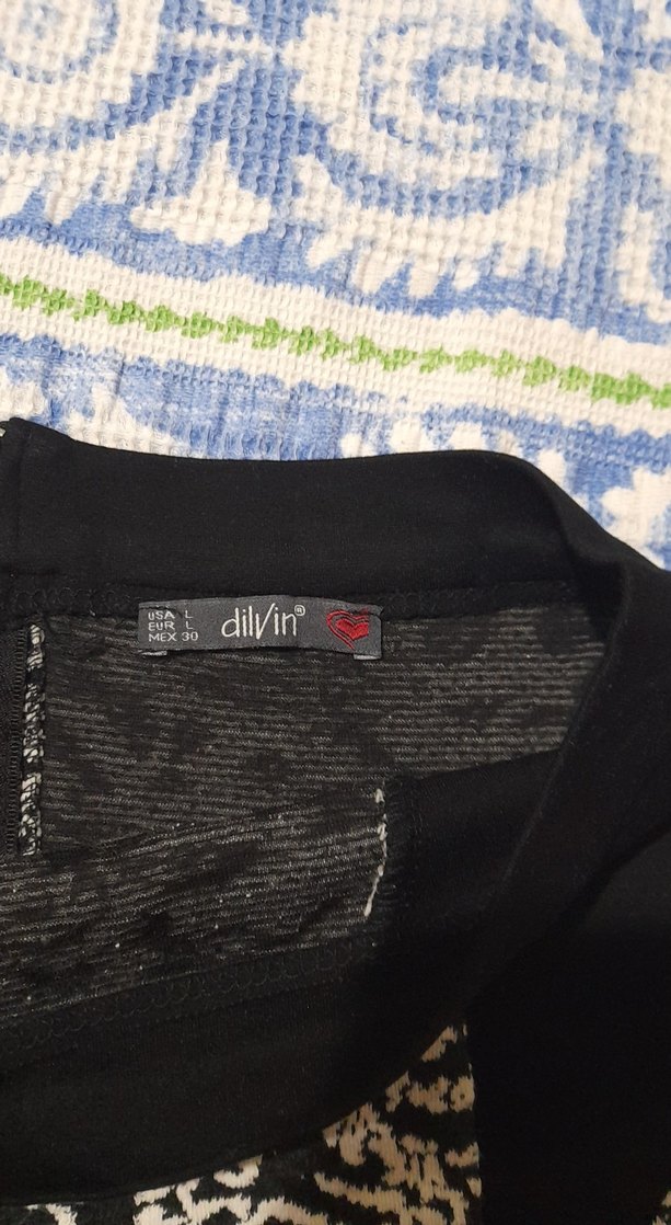 Dantel Desenli Siyah Midi Etek - Görsel 3