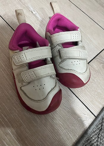 Kız bebek 22 no Nike spor ayakkabı pembe beyaz - Görsel 4