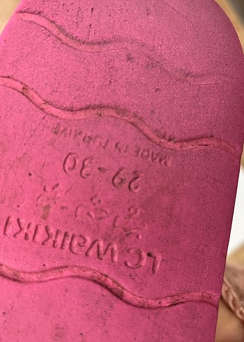 LCW Kız çocuk Pembe Barbie Terlik 29 30 - Görsel 3