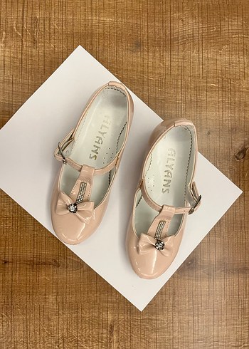 Kız çocuk pembe tokalı  ayakkabı 25 no - Görsel 2