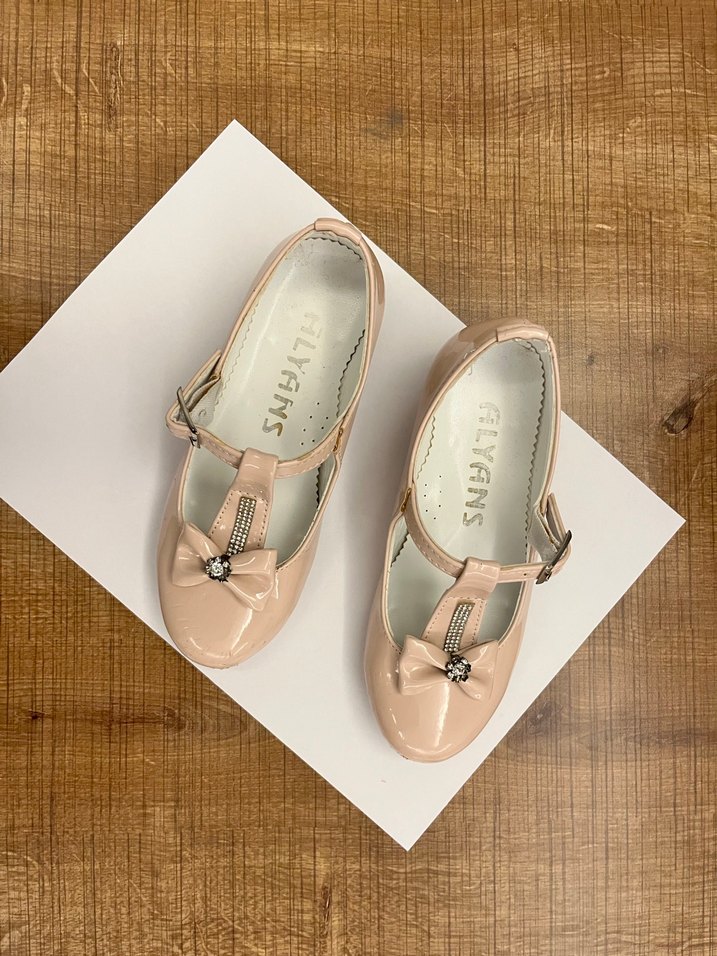 Kız çocuk pembe tokalı  ayakkabı 25 no - Görsel 4