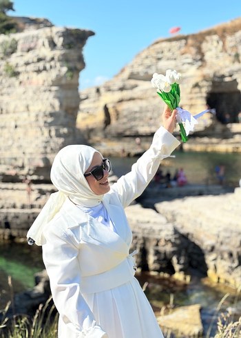 Uzun Kollu Beyaz ikili takım - Görsel 2