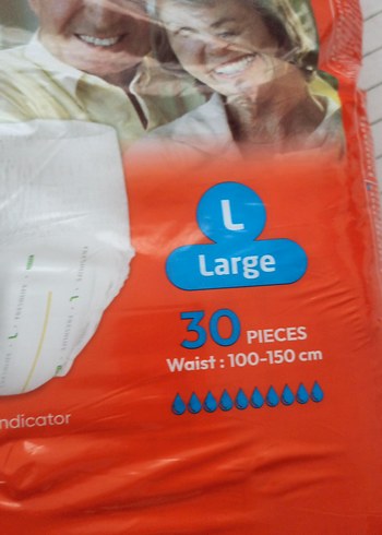 Diğer FRESHLIFE Large Yetişkin Külot Bezi 30'lu