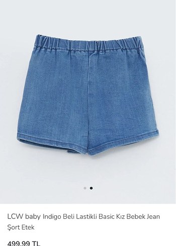 LC Waikiki LCW Baby Mavi Şort etek