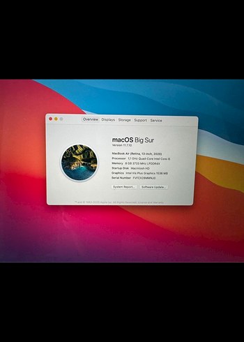 Macbook Air i5 Retina 2020 - Görsel 5