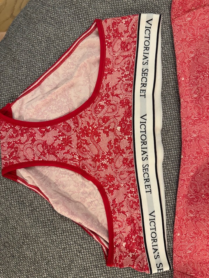 Victoria's Secret kırmızı iç çamaşırı takımı - Görsel 5