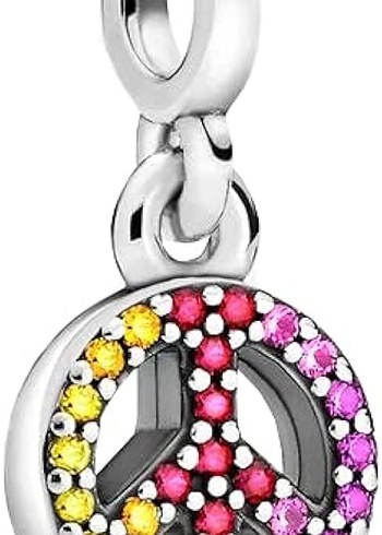 Pandora Me Barış İşareti mini sallantılı charm - Görsel 5
